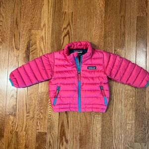 Patagonia Fuchsia and Teal Jacket puffer jacket 12-18M